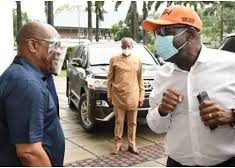 Rivers state governor Wike and Edo state governor Obaseki