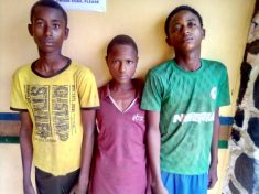 THREE FULANI TEENAGERS ARRESTED FOR HIGHWAY ROBBERY IN OGUN STATE