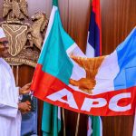 APC EDO STATE GOVERNORSHIP CANDIDATE IZE IYAMU WITH PRESIDENT BUHARI