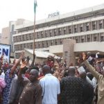 EX PHCN STAFFS IN PROTEST