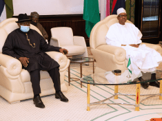 JUST IN: Buhari in secret talks with Jonathan