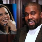 Kanye West and Kamala Harris