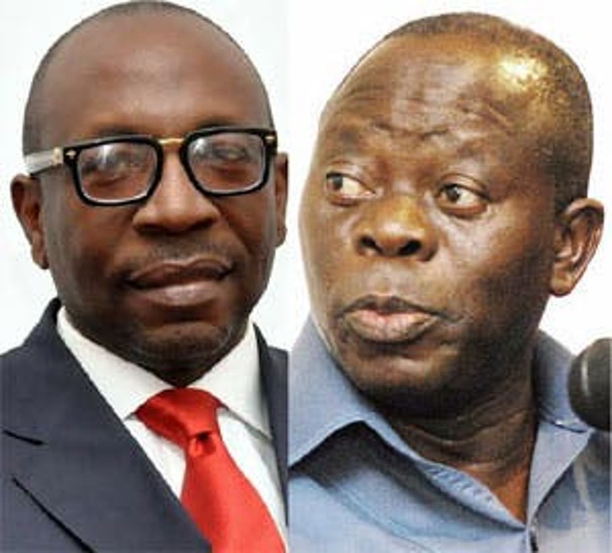 Oshiomhole and Ize-Iyamu