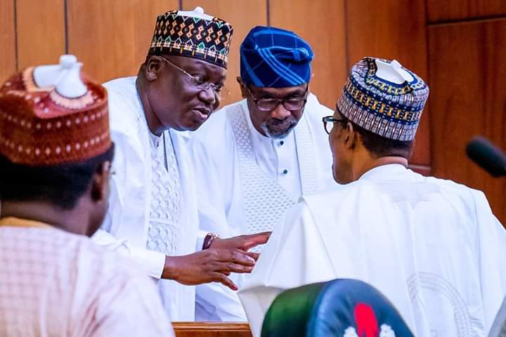 President Buhari and House of Assembly Leaders