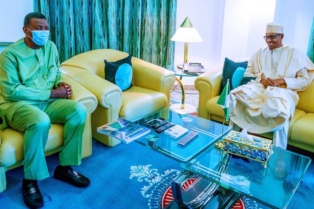 President Buhari and pastor Adeboye in a meeting in Aso Rock (Photos) -1