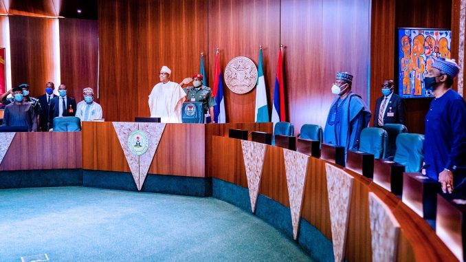 President Buhari inaugurates the Executive, Legislative Party Consultative Committee (Photos)