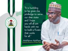 ABDULRAHMAN ABDULRAZAQ EFFORTS IN BUILDING VIRILE ,SUSTAINABLE STATE IS COMMENDABLE - BY COMRADE LUKMAN O. AHMED