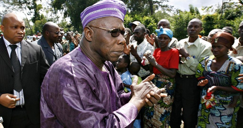 Former Nigerian President Olusegun Obasanjo