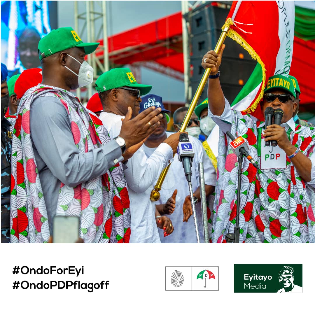 MASSIVE TURNOUT AS PDP FLAGS OFF CAMPAIGN IN ONDO STATE