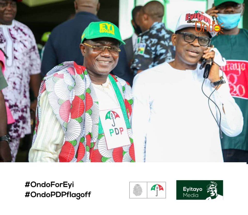 MASSIVE TURNOUT AS PDP FLAGS OFF CAMPAIGN IN ONDO STATE