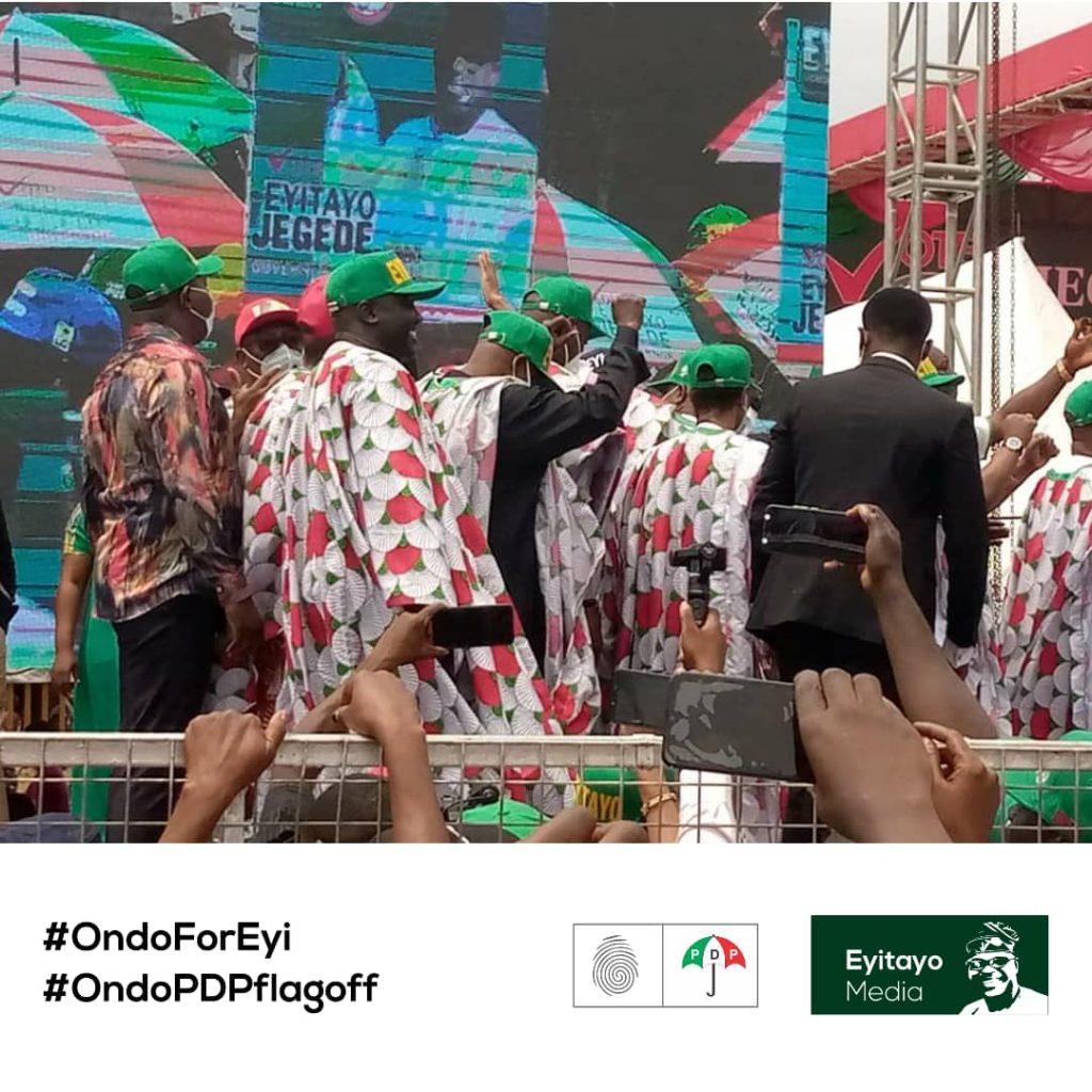 MASSIVE TURNOUT AS PDP FLAGS OFF CAMPAIGN IN ONDO STATE