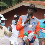 Pastor Ize Iyamu and Adams Oshiomhole at Campaign Ground