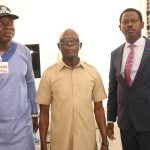 Photonews from Oshiomhole Press conference on non violent elections held in Benin City Edo State