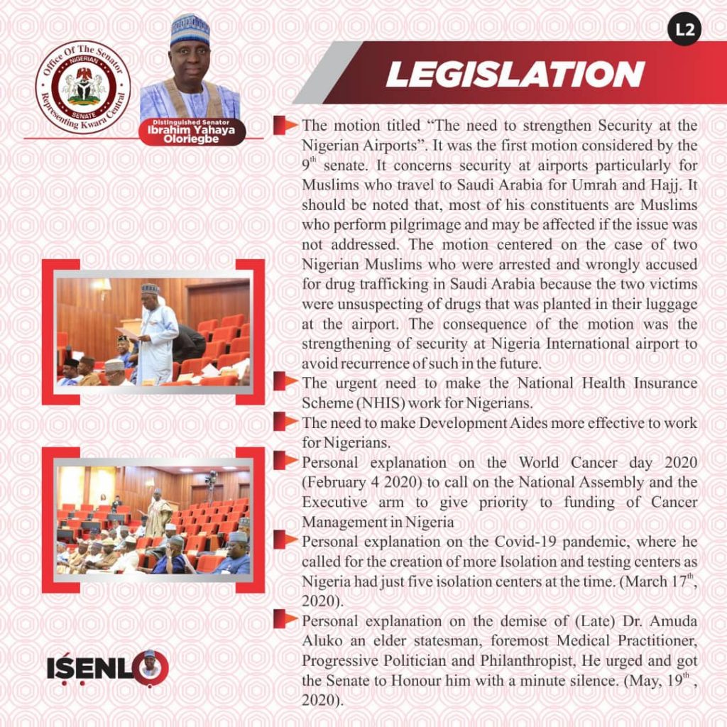 Senator Oloriegbe Achievements 4