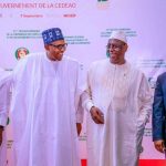West Africa Leaders at ECOWAS summit Abuja Nigeria