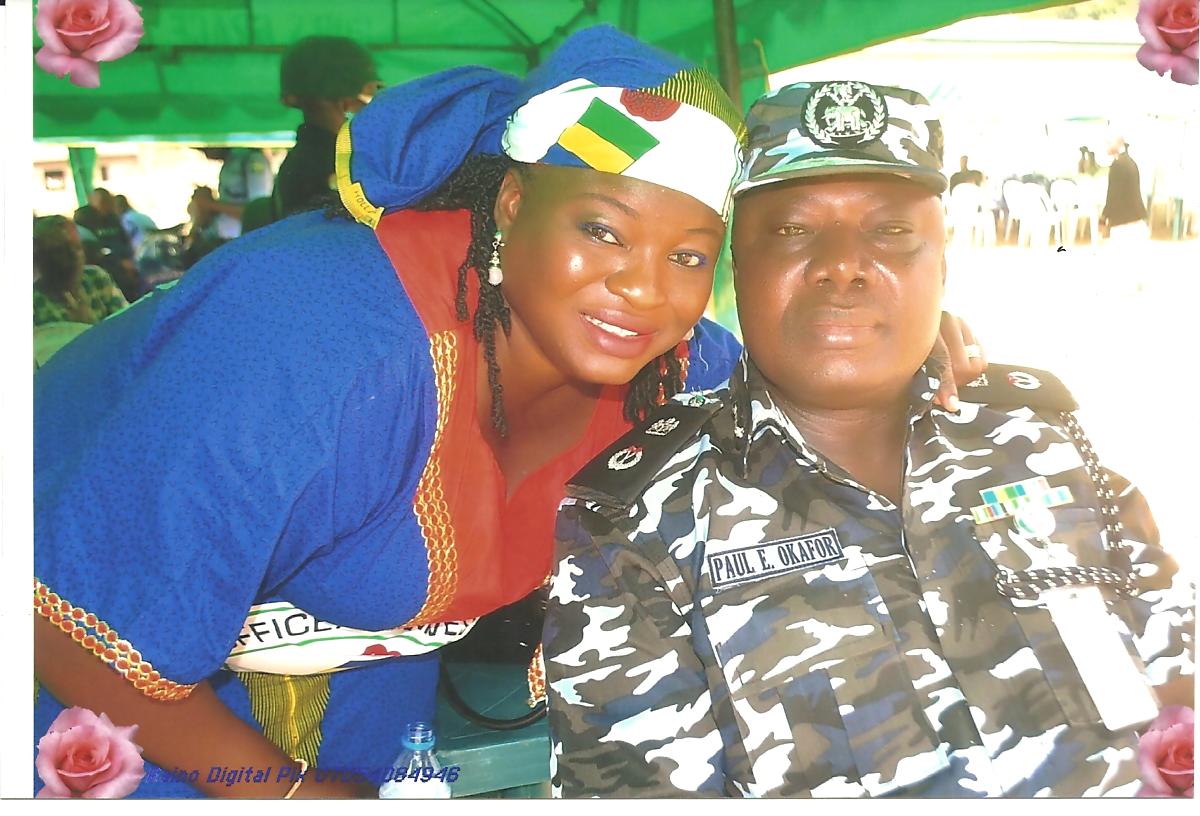 AIG Paul Okafor and wife