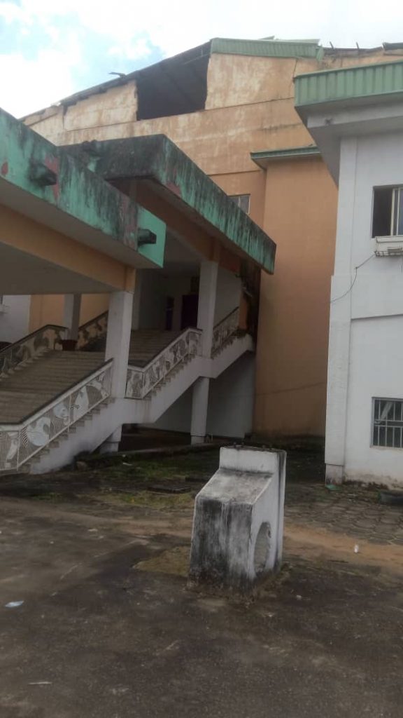 Horror- Imo State House of Assembly Complex at the Verge of Collapse, workers flee for their lives
