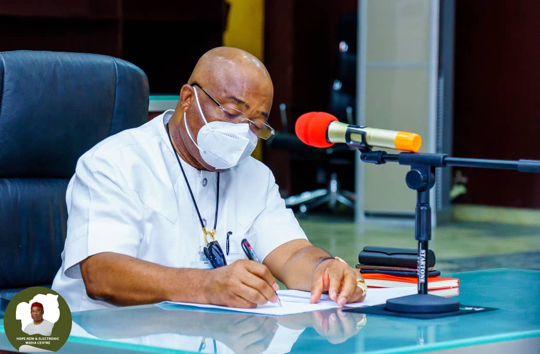 IMO: GOVERNOR UZODIMMA TO INAUGURATE 4 BOARD OF GOVERNMENT AGENCIES TODAY