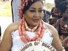 Nollywood Celebrity, Regina Daniels’ Mother, Rita Receives Rare Chieftaincy Title In Delta State