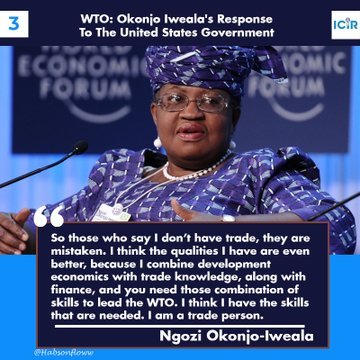 Okonjo-Iweala Breaks Silence After US Rejects Her Candidacy For WTO Director-General