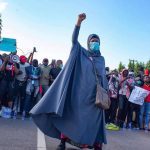 Photo of the moment Aisha Yesufu