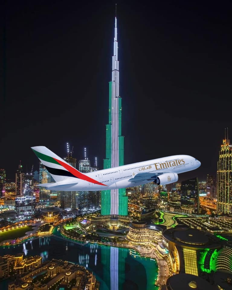 Why Nigerian Government Banned Emirates Airline, and Why UAE Lighted Up World's Tallest Building Burj Khalifa To Celebrate Nigeria's Independence 1