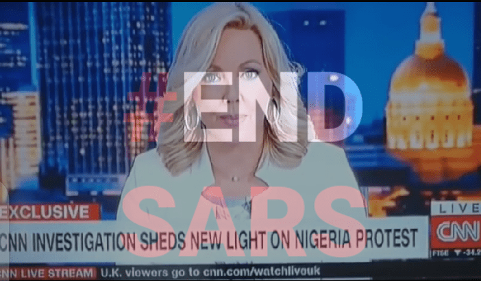 CNN Report on #EndSars protest in Nigeria