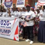 Nigerians March in Support of Donald Trump In USA Presidential Election