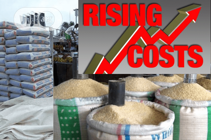 Rising costs of commodities in Nigeria - Inflation