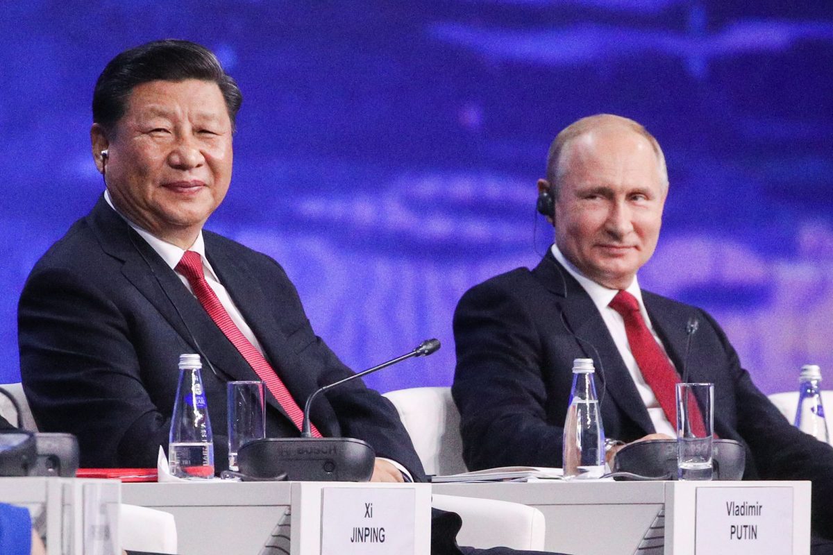 Russian President Vladimir Putin and Chinese President Xi Jinping