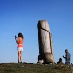 A giant wooden penis statue in Germany has gone missing