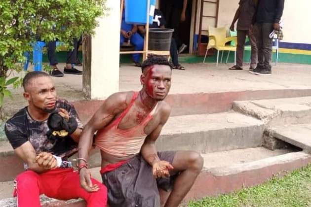 A most wanted notorious armed robber known as Obio Sly arrested in Calabar