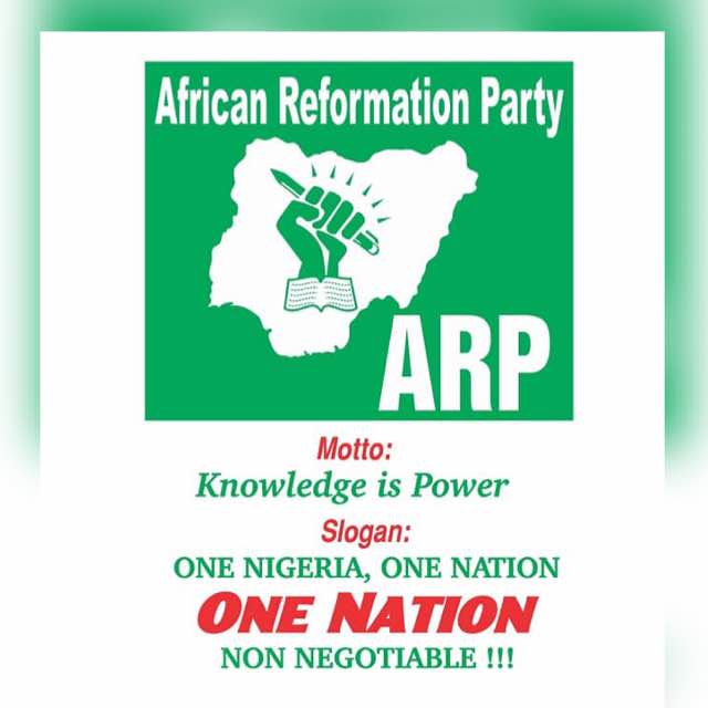 AFRICAN REFORMATION PARTY (ARP)