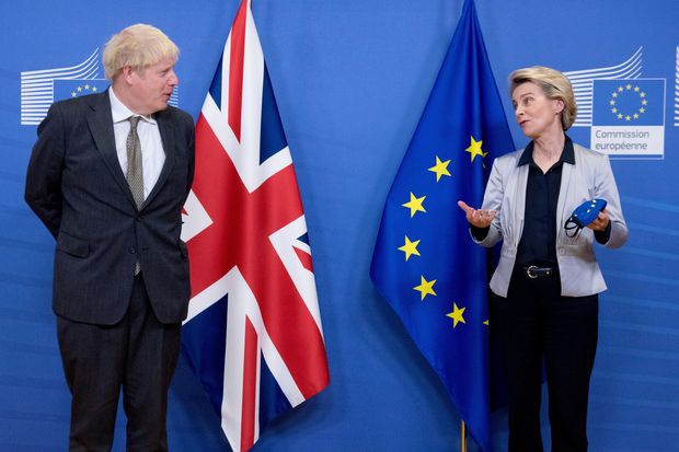 Boris Johnson and European union Talks