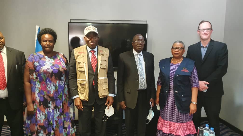 ELECTION DAY IN TANZANIA:  @_AfricanUnion  (AU) Expert Election Observer Team which I lead visited some polling stations in Dar es Salaam this morning as voting got underway in Tanzania's general elections / Image Taken from @GEJonathan 