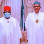 Governor Dave Umahi and President Buhari