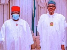 Governor Dave Umahi and President Buhari