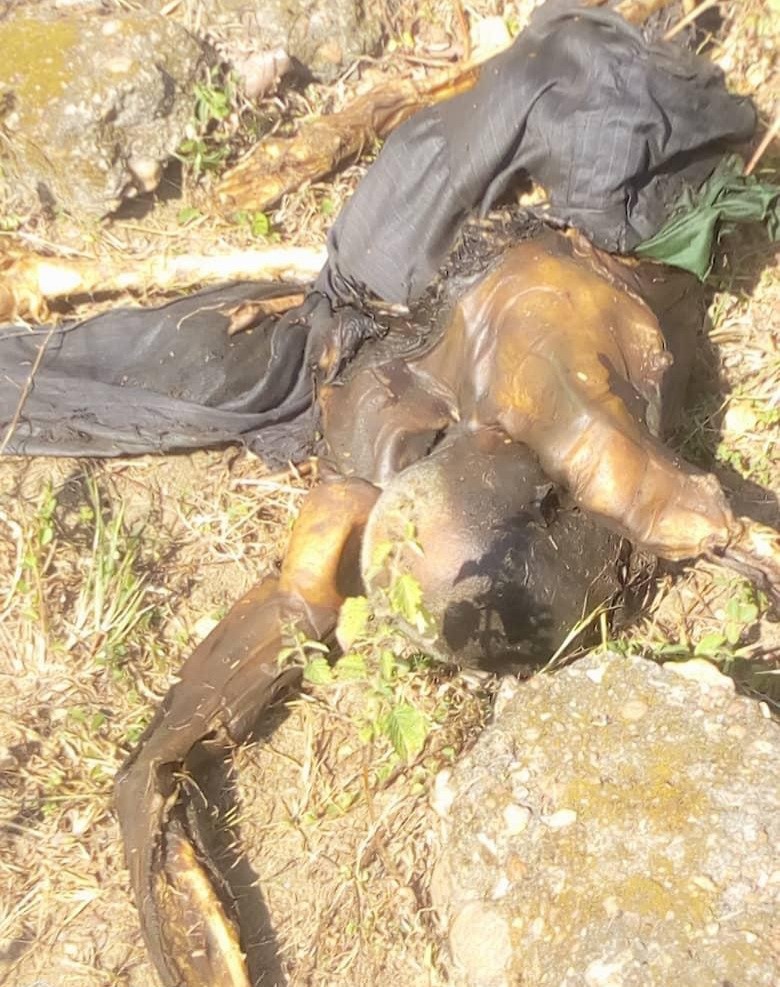Graphic image - Missing hunchback man found dead two weeks after he was kidnapped (warning: graphic photos)