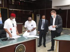 Imo state government and Julius Berger sign MoU