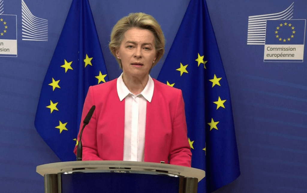Ursula von der Leyen confirmed Brexit negotiations would continue