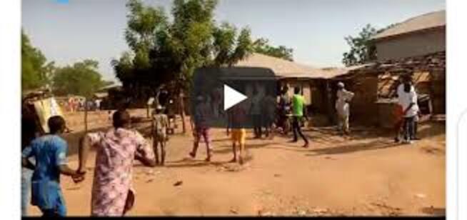 BREAKING!! Heavy Gunshots In Oyo As Igboho & His Boys Chase Fulani Residents From Igangan (Video)