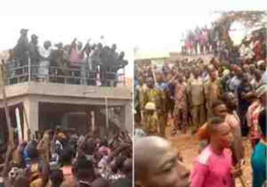BREAKING!! Heavy Gunshots In Oyo As Igboho & His Boys Chase Fulani Residents From Igangan