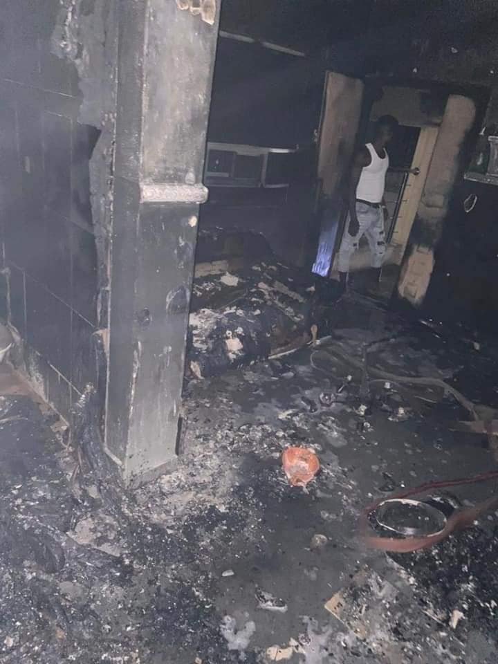 Sunday Igbohos house set on fire around 3 am Tuesday morning image 1