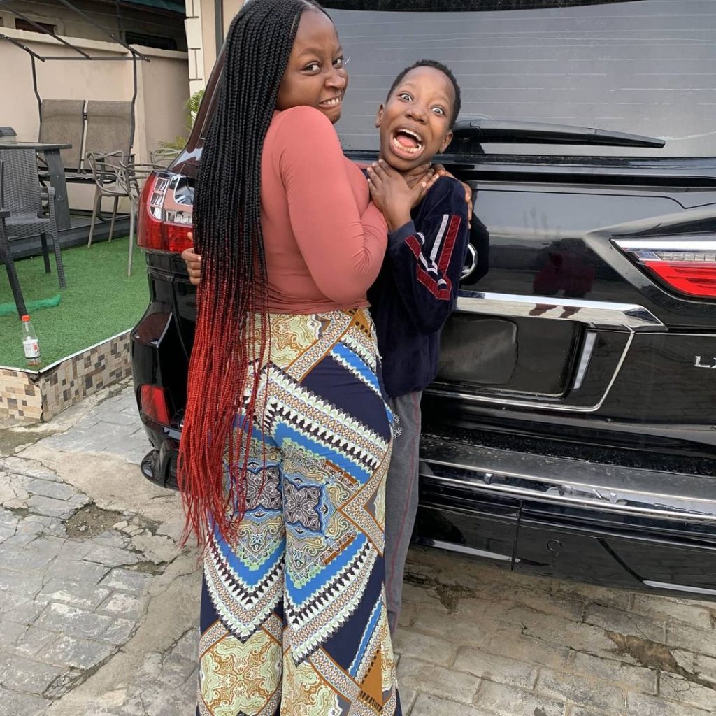 10-year-old kid comedian Emanuella shows off brand new Lexus LX570 on social media