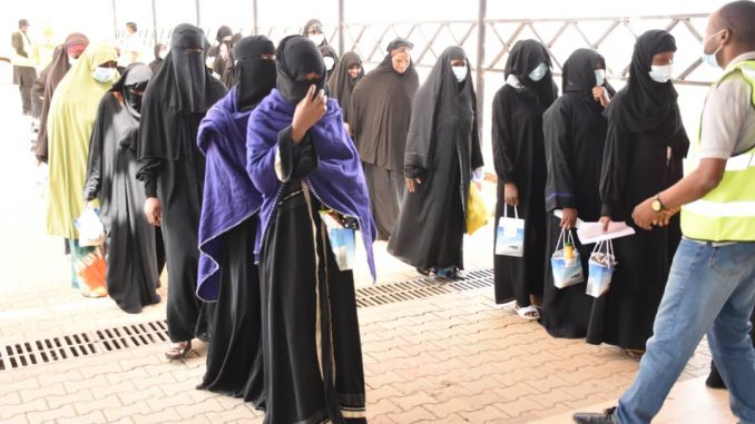420 Nigerian returnees from Saudi Arabia received in Abuja