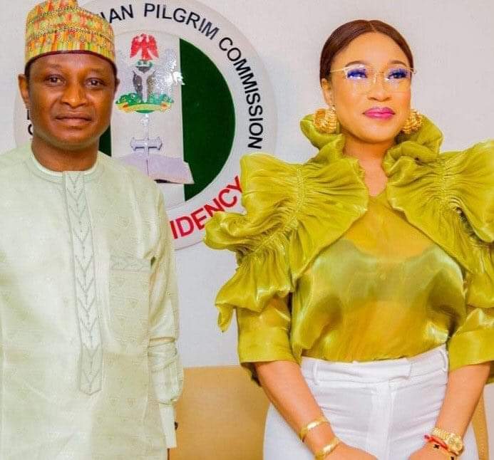 ACTRESS TONTO DIKE BAGS AMBASSADOR OF PEACE AWARD BY NIGERIAN CHRISTIAN PILGRIM COMMISSION
