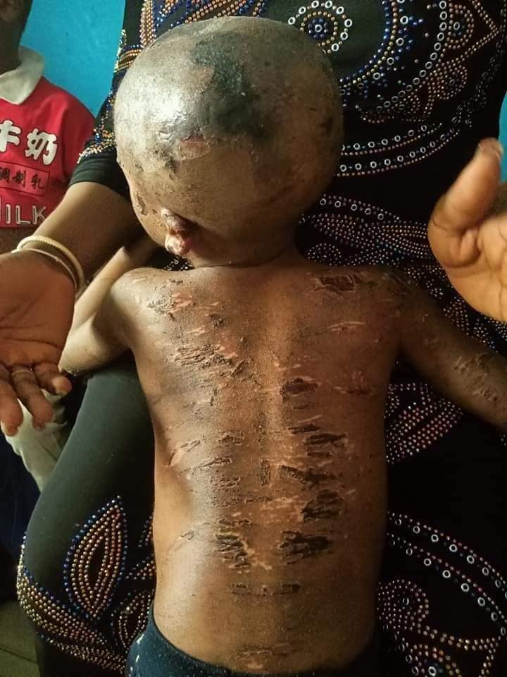 RESCUED KIDS FROM THE ONITSHA PROPHETESS WHO ALLEGEDLY POUNDS CHILDREN ALIVE, VISITED BY ANAMBRA'S COMMISSIONER FOR WOMEN AND CHILDREN AFFAIRS