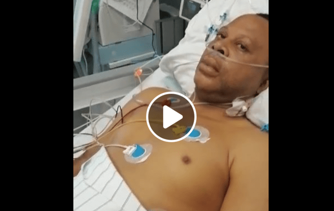 UNIDENTIFIED IGBO MAN IN INTENSIVE CARE FOR COVID-19 AFTER RETURN FROM NIGERIA, HE LIVES IN PITTSBURG USA (VIDEO)