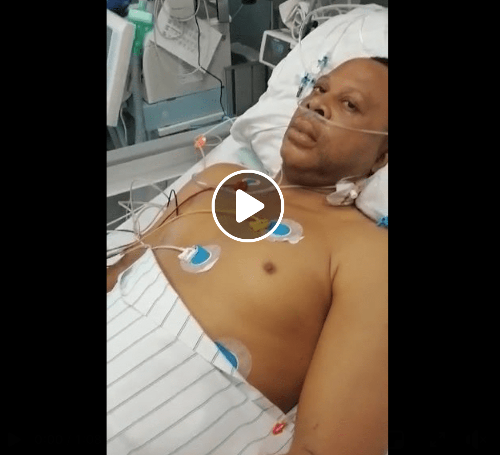 UNIDENTIFIED IGBO MAN IN INTENSIVE CARE FOR COVID-19 AFTER RETURN FROM NIGERIA, HE LIVES IN PITTSBURG USA (VIDEO) 
