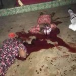 The man and his wife killed inside church